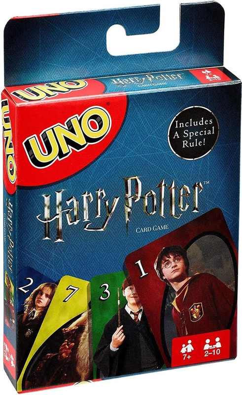 SALPITOYS Uno Harry Potter Fun Family Card Game Bundle with Mr Dice Drawstring Bag(MULTI COLORS)