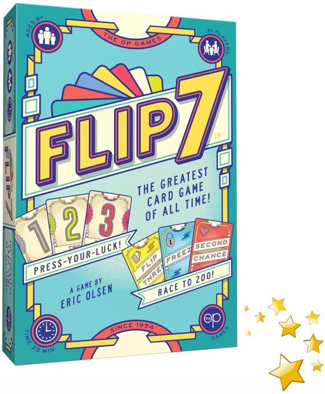 Magnemite FLIP 7 Classic Card Game – Easy to Learn Fast Paced Party Game(Multicolor)