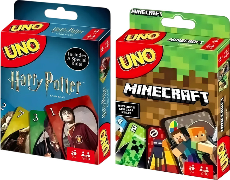 WOYR Preimum Quality UNO Harry Potter Playing Cards Game| UNO Harry Potter(Blue)