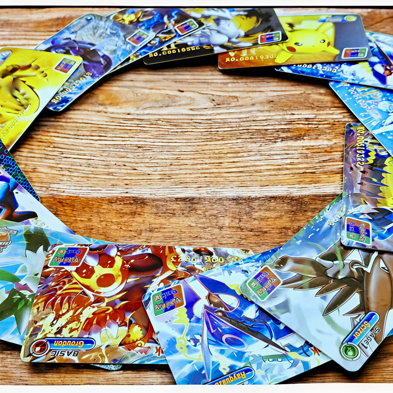 Thrifx Pokémon VIP Premium Set of 10 Pcs | Pikachu & Charizard Collectible Cards(Mulitcolor)