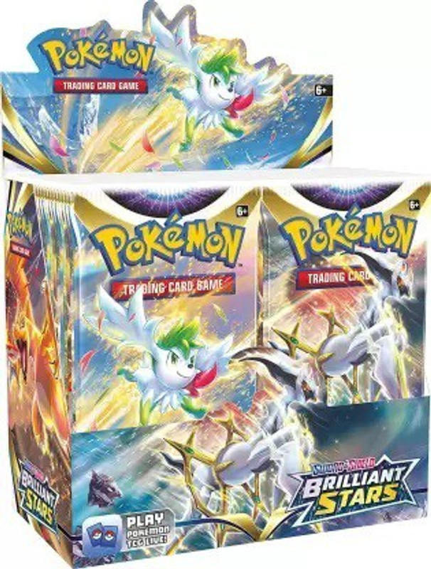 Craveon Pokémon (36 Packs Booster Box) Sword & Shield Brilliant Trading-UPDATED8(Multicolor)