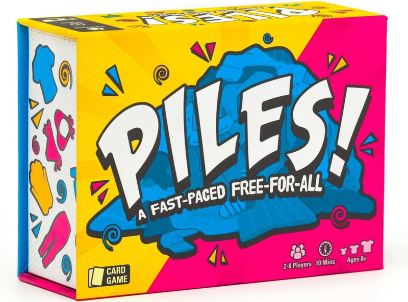 AREDASH Piles Card Games Family Games for Kids 8 and Up(Multicolor)