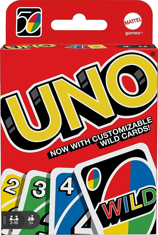 Naama UNO Classic Colour & Number Matching Card Game, 108 Cards, Family Card Games(Multicolor)