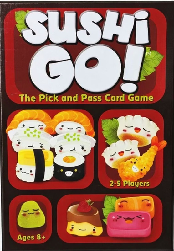 Magnemite Sushi Go! Card Game – Fast-Playing Pick & Pass Party Game for Kids & Adults Board Game Accessories