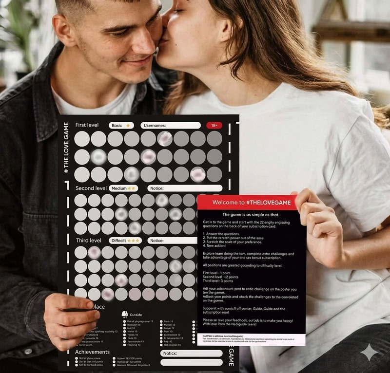LoveNest Love Scratch Card(Black)