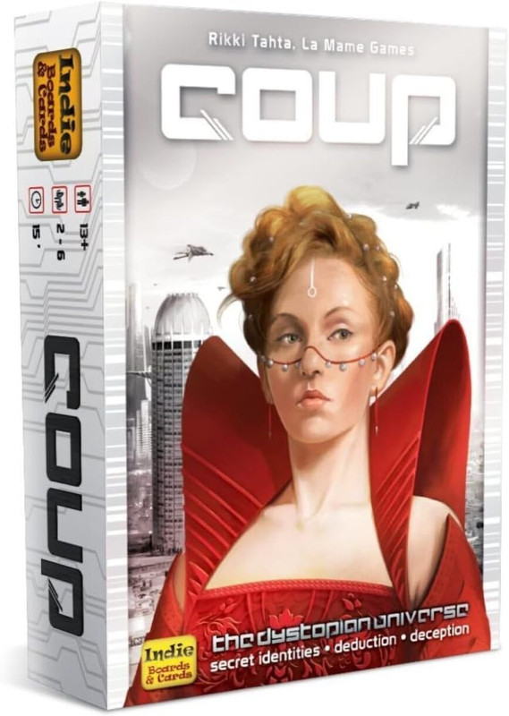 Magnemite Coup Card Game – Master the Art of Bluffing & Strategy(Multicolor)