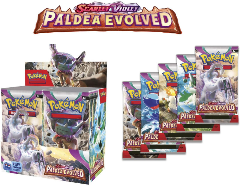 CrazyBuy Scarlet & Violet-Paldea Evolved Booster Display Box(Multicolor)