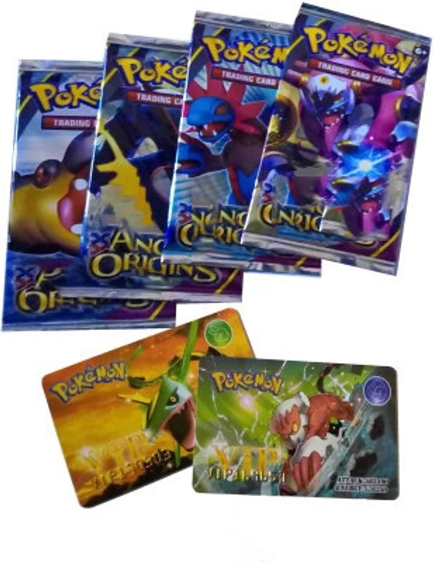 TUMAMA Poké-mon Scarlet & Violet 10 VIP Cards Vmax Vstar Gx ATM Credit/Debit Card(Multicolor)
