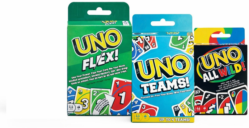 TMA ENTERPRISES Uno Flex, Teams & All Wild Card Game Combo(Multicolor)