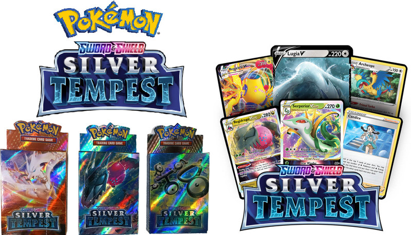 CrazyBuy Pokemon Sword & Shield Lost Origin V, VMAX, GX, & Basic Cards pack of 3(Multicolor)