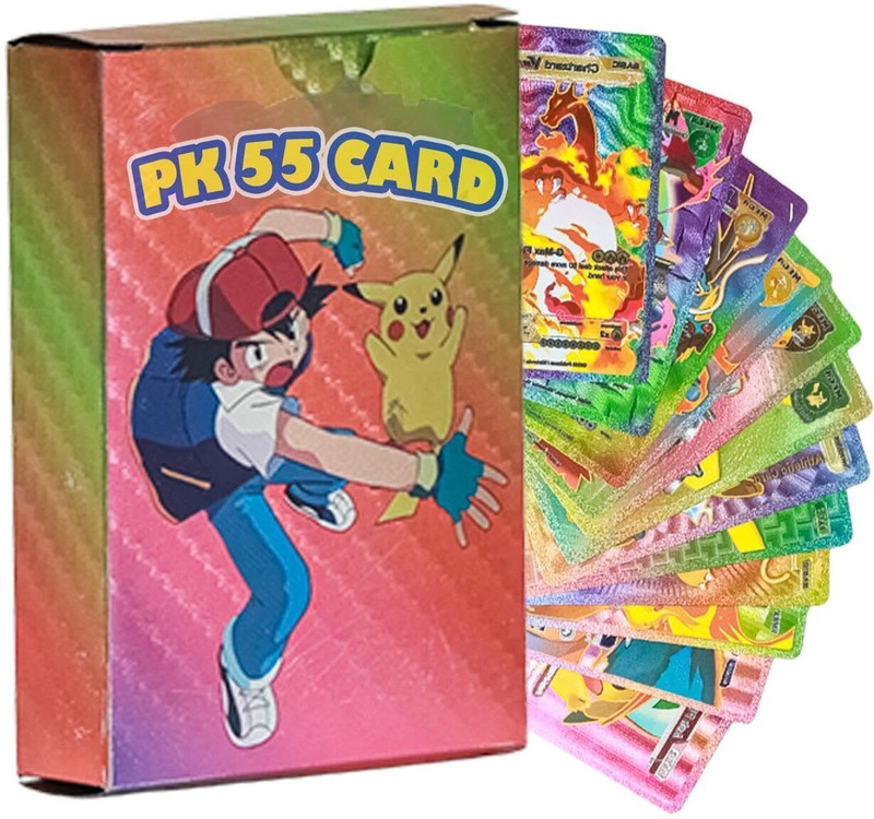 PN AVAN Pokemonn Card Set 55 Rare Unofficial VMAX GX VSTAR Cards(Rainbow)
