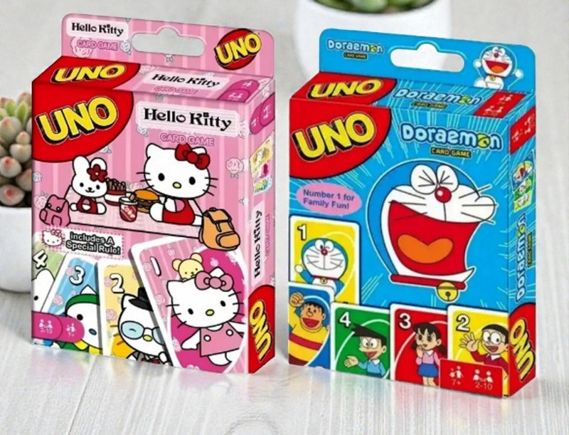 Gift Collection UNO Anime Card Game for kids and family Fun Game GOKU Cards With Special Rules(Multicolor)