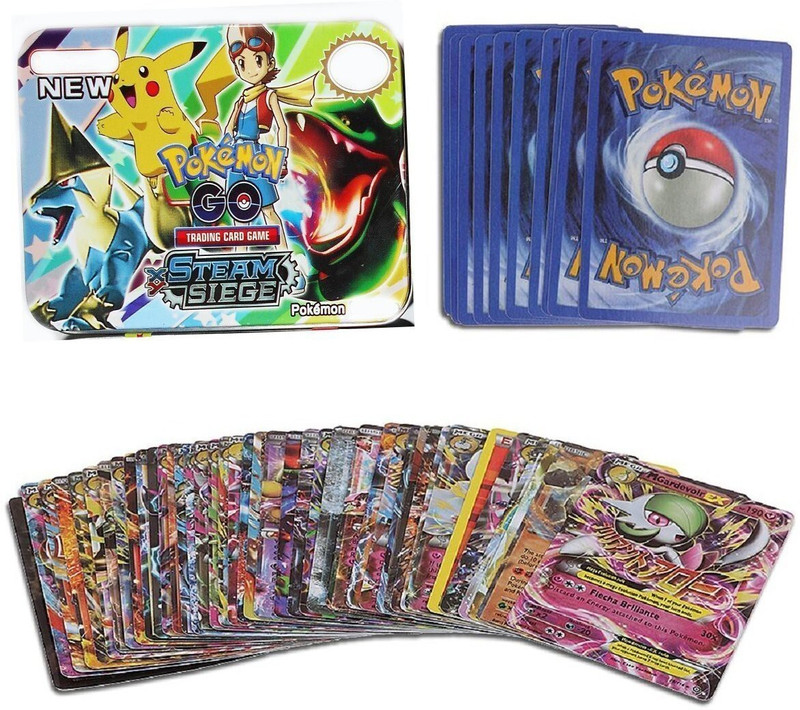 CrazyBuy Pokemon Steam Siege Cards with Tin Box(Multicolors)