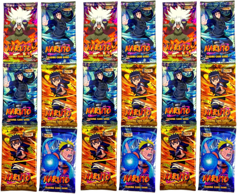 WOYR 18 Pack (144 Cards) Naruto Itachi Sasuke Booster Playing Cards| Naruto Card Game(Multicolor)