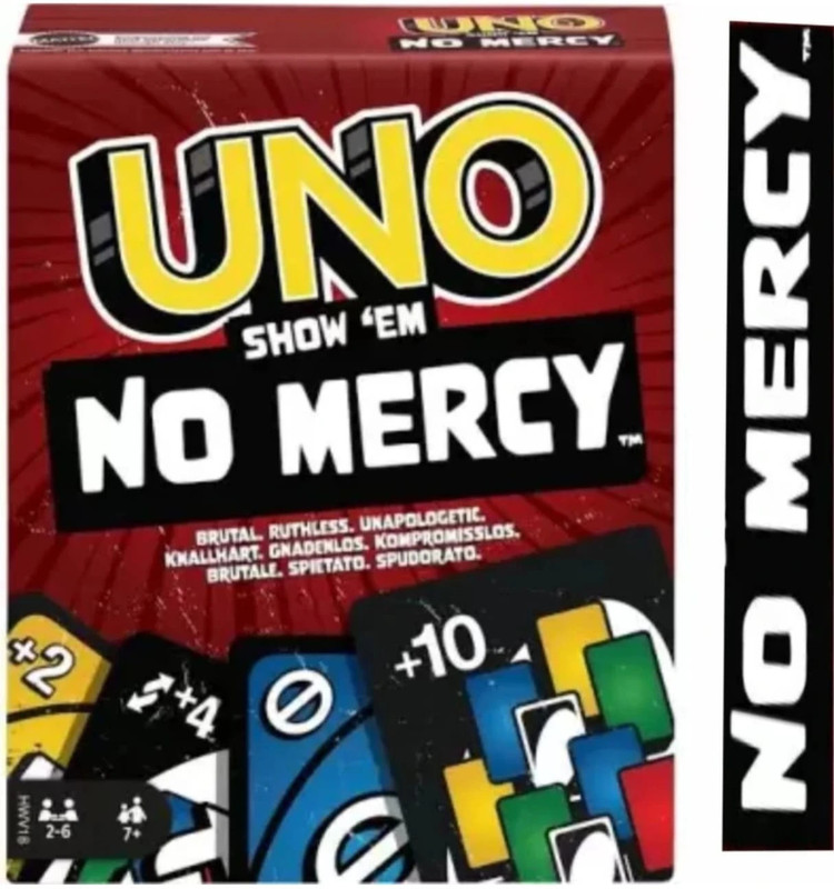 LAMBUJITOYS UNO NO MERCY CARDS 33(Red)