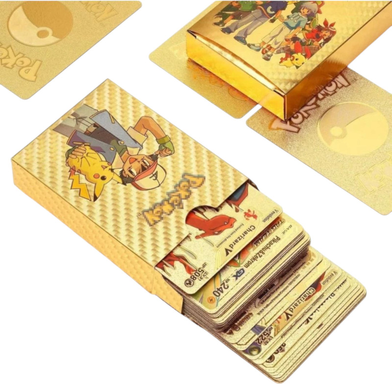 Bestdeals pokemon cards 10 pcs gx vmax(Multicolor)