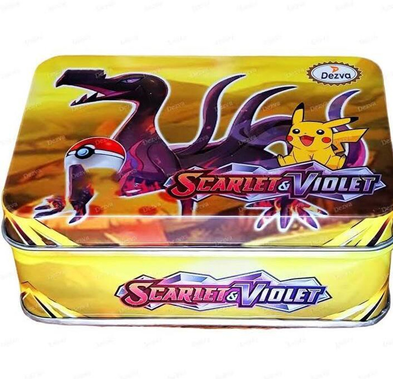 AncientKart SCARLET & VIOLET Tin with cards(Multicolor)