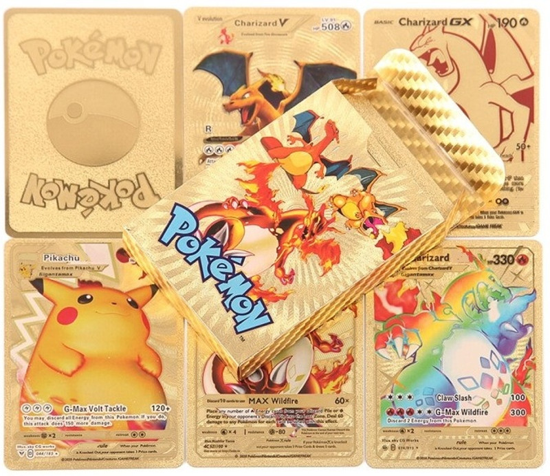 Bestie Toys V series Gold Foil Cards 55pcs Rare Cards(Multicolor)