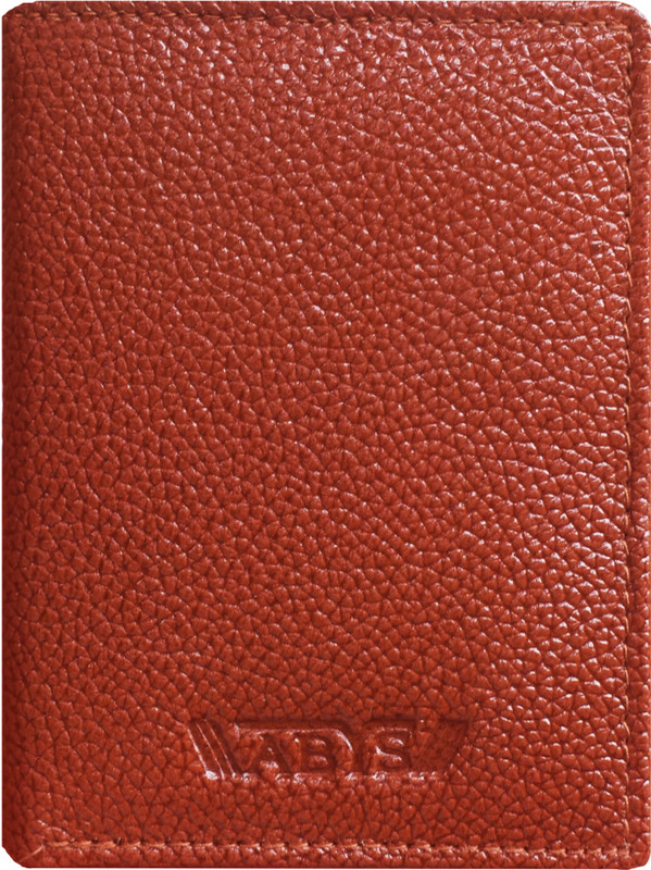 ABYS Genuine Leather Business Card Book||Credit Card Holder||Wallet||Card Holder||Document Holder|| ATM & Debit Card Holder For Men And Women(Blue, Tan)