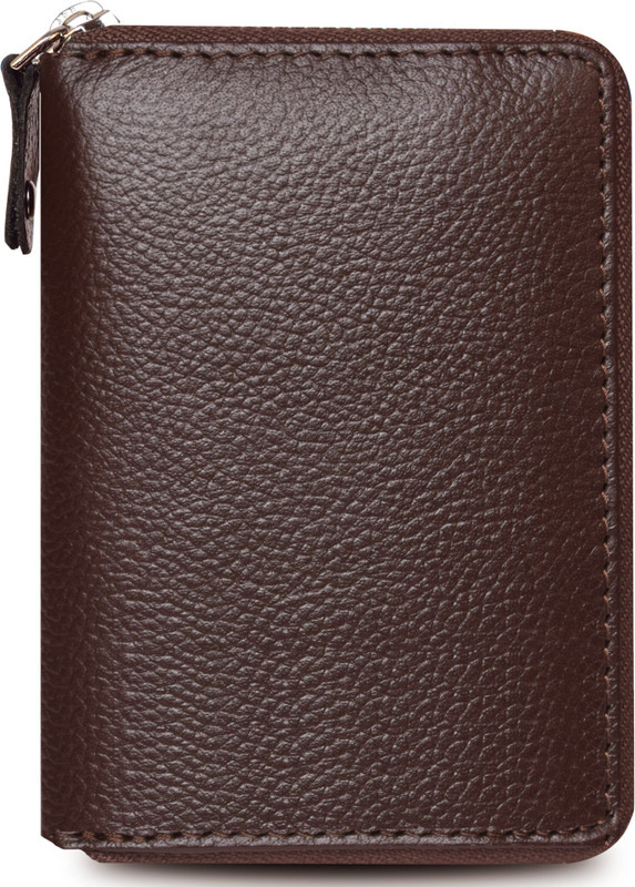 VEGAN PU Leather Credit Debit Card Holder for Men and Women Wallet Slots 9 Card Holder(Set of 1, Brown)