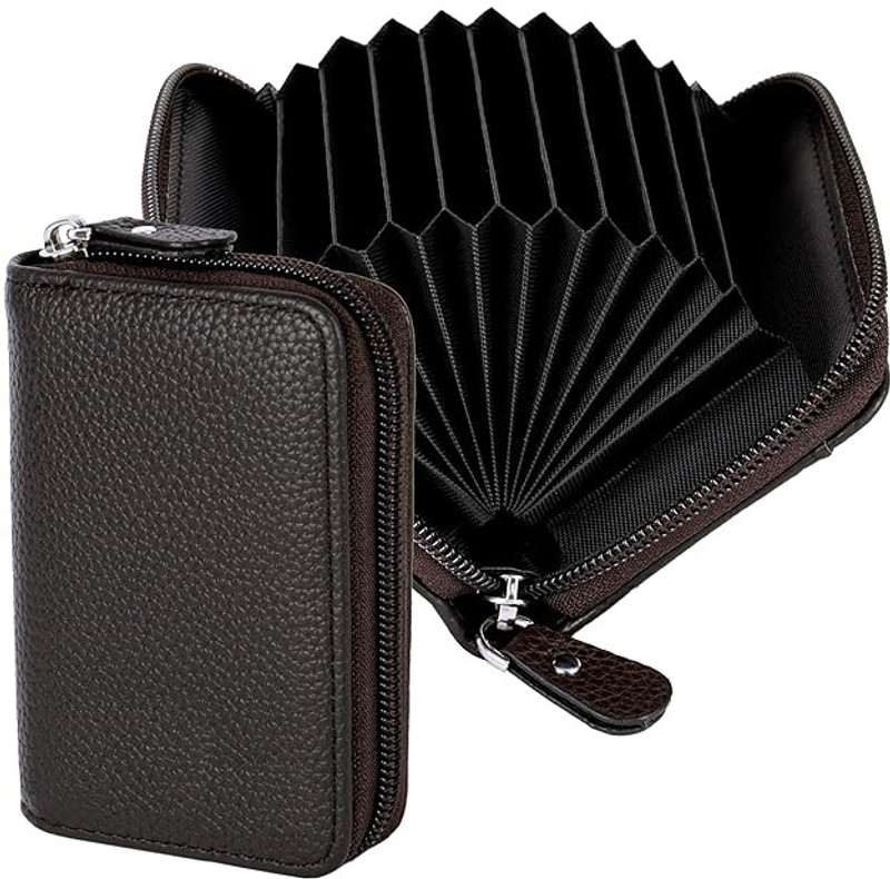 Gymisa 9 Card Holder(Set of 1, Brown)