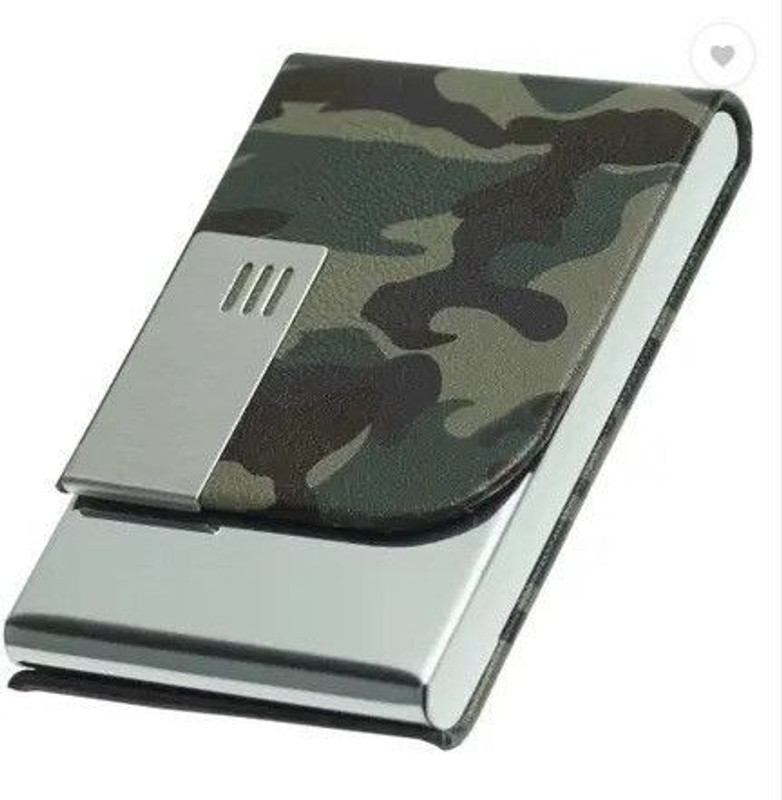 felstar Stainless Steel Business Credit/Debit/ATM Card Holder 15 Card Holder(Set of 1, Brown)