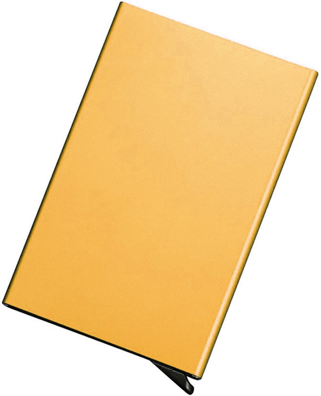Flipkart SmartBuy RFID Protected Slim Aluminium ATM/Credit/Debit For Man & Woman Slots 6 Card Holder(Set of 1, Gold)