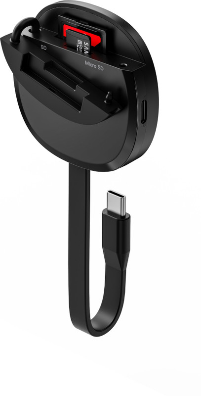 Ultraprolink Mag-Safe Magnetic SD & microSD Card Reader with 100W PD Pass-Through Card Reader(Black)