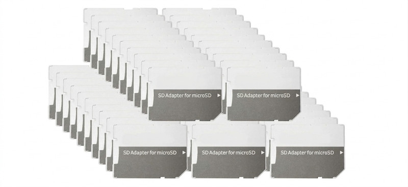 Carecase Pack of 5 Micro SD Adapter Compatible with All Mobile Memory Cards Card Reader(Only MicroSd Card Adapter Memory Card Is Not Include With It White/grey)