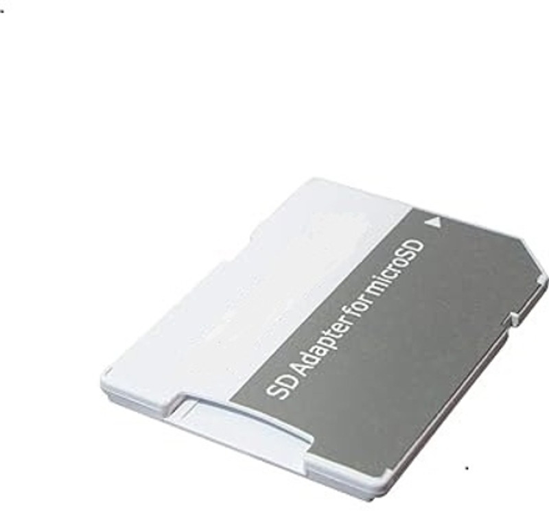 ULTRABYTES Micro to SD Memory Card Adapter For laptop Card Reader(White, Grey)
