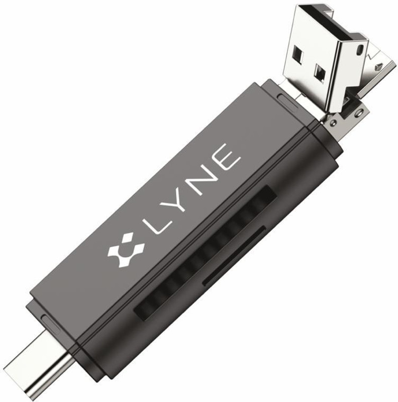 LYNE FLAME 8 Card Reader(Black)