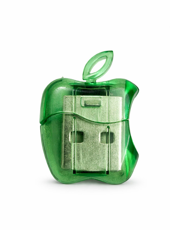 Kelso Portable USB 2.0 SD & Micro SD Memory Card Reader Writer Card Reader(Green)