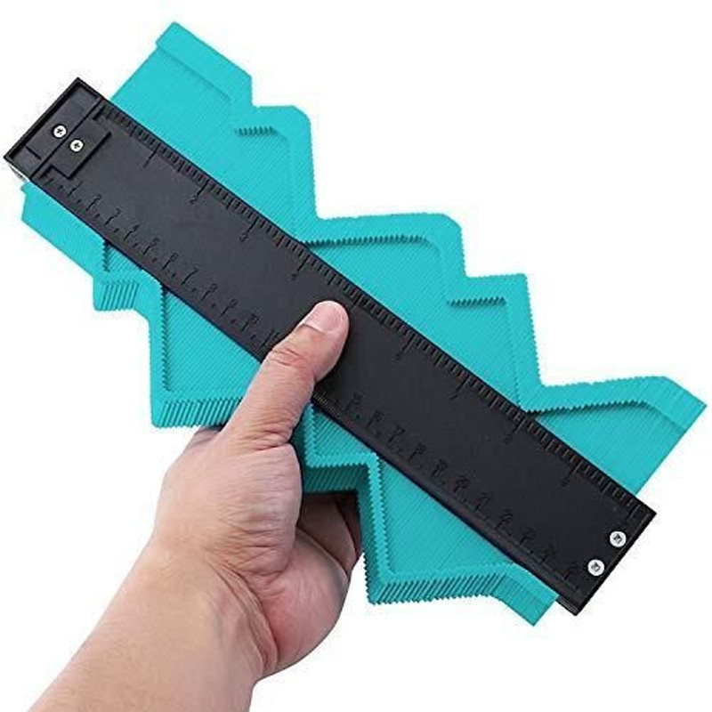 Bright Cove Contour Gauge Profile Tool for Carpenter, Scribing, Corner Angle Edge Measuring Marking Gauge