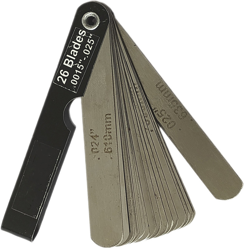 Inditrust new 1pc Feeler Gauge 26pc Blade Size .0015" to .025" tool Marking Gauge