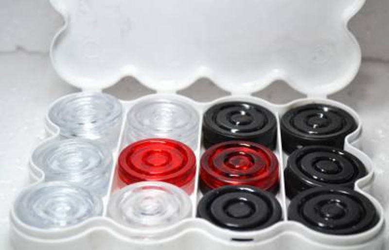 OSPO SPORTS Crystal Carrom Pawns(Pack of 24)
