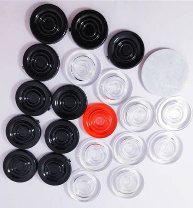 Stonkraft Crystal Carrom Coin Carrom Pawns(Pack of 20)