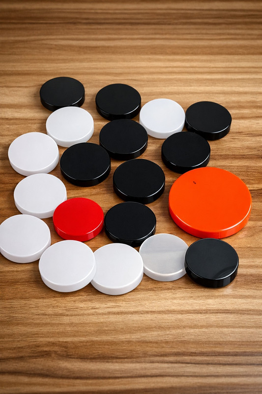Butee Carrom Coins Set – Premium Playing Striker & Coins Carrom Pawns(Pack of 20)