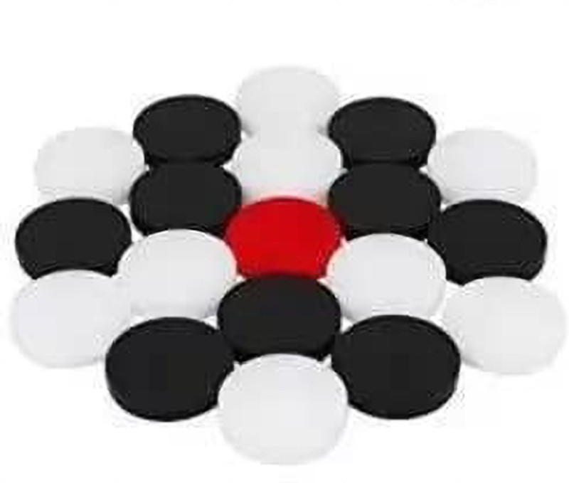Butee Smooth Glide Carrom Coins – Accurate Play & Better Control Carrom Pawns(Pack of 20)