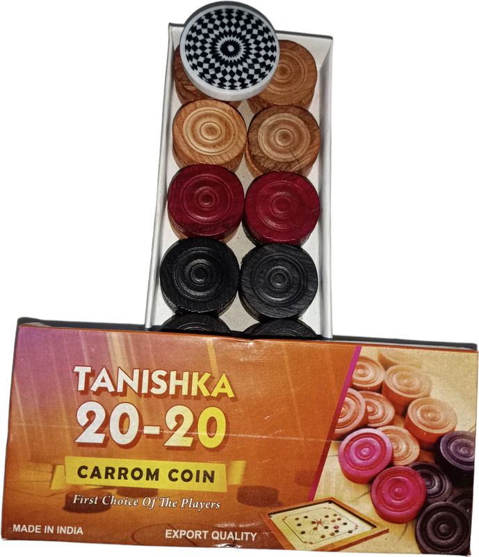 DULTER CARROM COIN 20 Carrom Pawns(Pack of 20)