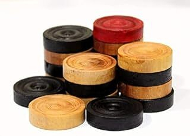 Writzo Wooden Coins Carrom Pawns(Pack of 24)