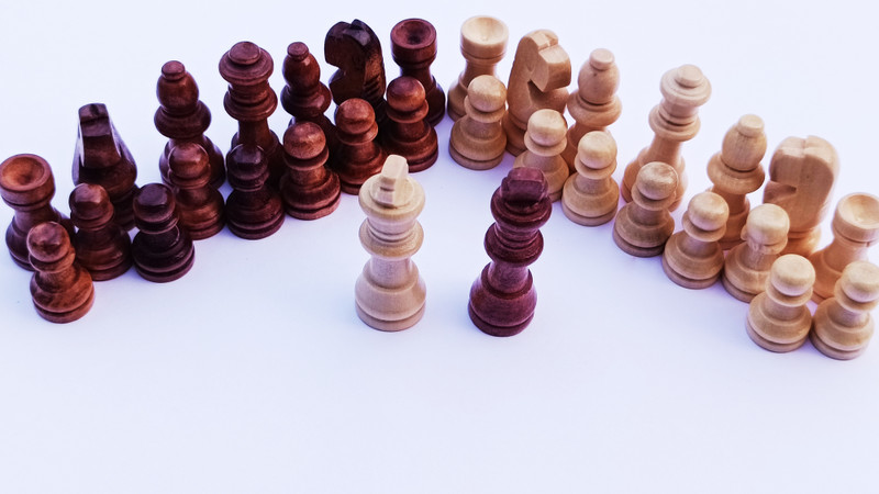 HHS SPORTS Wooden chess Coin Set, Set Of 32 pawns Chess Pawns Carrom Pawns(Pack of 32)