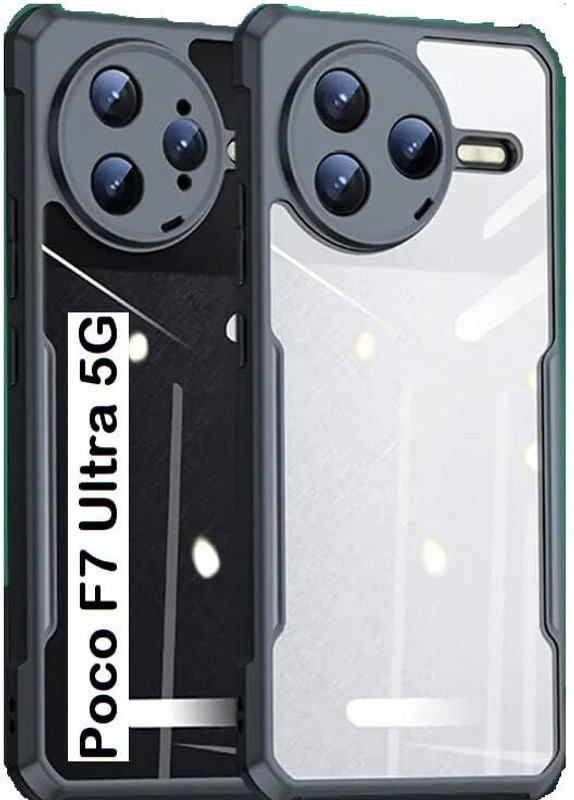 Monogamy Pouch for Poco M7 5G, Poco C75 5G(Transparent, Grip Case, Rubber, Plastic, Pack of: 1)