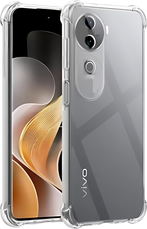 ALONZO Pouch for iQOO Z9s 5G, iQ00 Z9s 5G, Vivo V40e 5G, Soft Silicon TPU Slim Back Cover(Transparent, Grip Case, Silicon)
