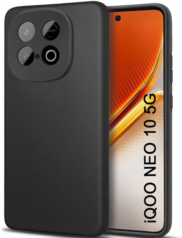 Celltown Pouch for iQOO Neo 10 5G-z1(Black, Camera Bump Protector, Rubber, Polycarbonate, Pack of: 1)