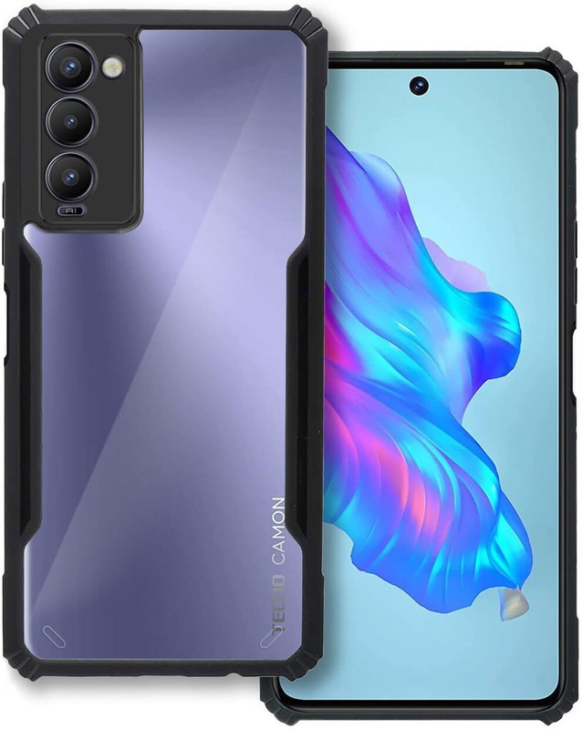 jpmobilecases Pouch for Tecno Camon 18,Transparent,a12(Black, Flexible, Plastic, Pack of: 1)