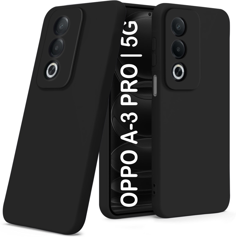 Outlier Back Cover for Oppo F21s Pro 4G(Black, Silicon, Pack of: 1)