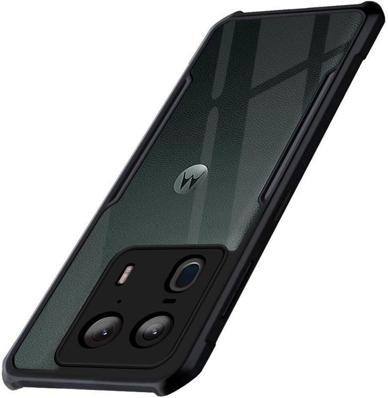 kursa hub Pouch for Motorola Moto Edge 50 Ultra 5G /Silicon black- G20(Black, Grip Case, Aramid Fiber)