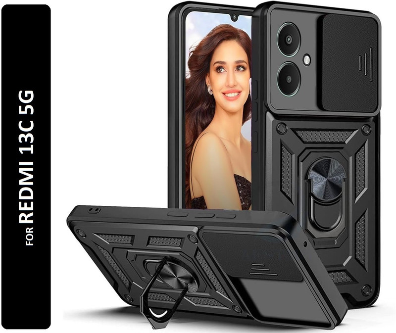 KWINE CASE Back Cover for realme P1 5G(Black, Rugged Armor, Pack of: 1)