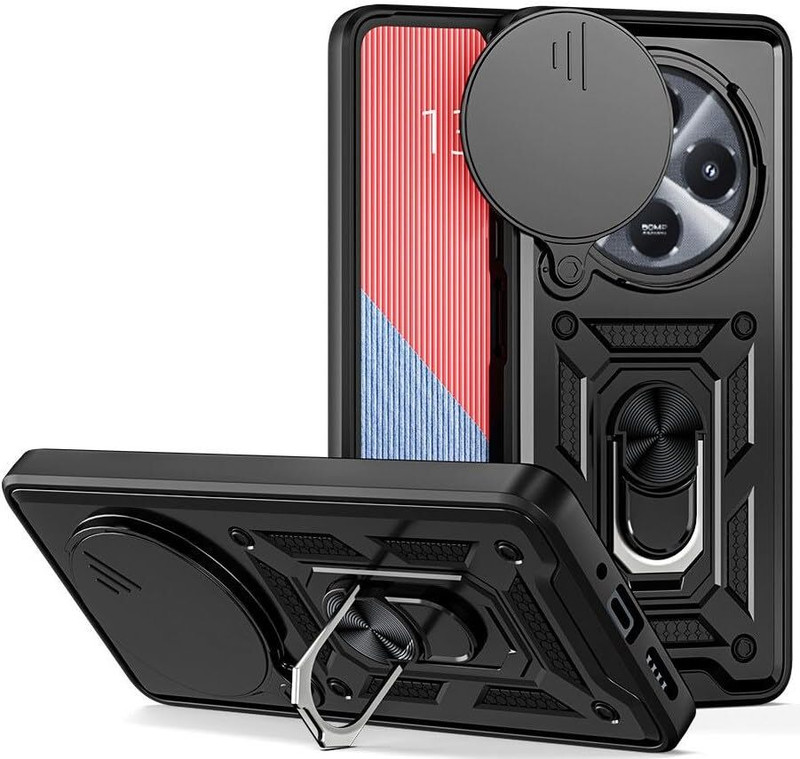 Kypo Back Cover for Oppo A57(Black, Slider, Pack of: 1)