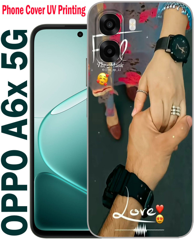 FashionCraft Back Cover for Oppo A6x 5G, CPH2823, oppo a6x 5g, A6x 5G(Multicolor, Silicon, Pack of: 1)